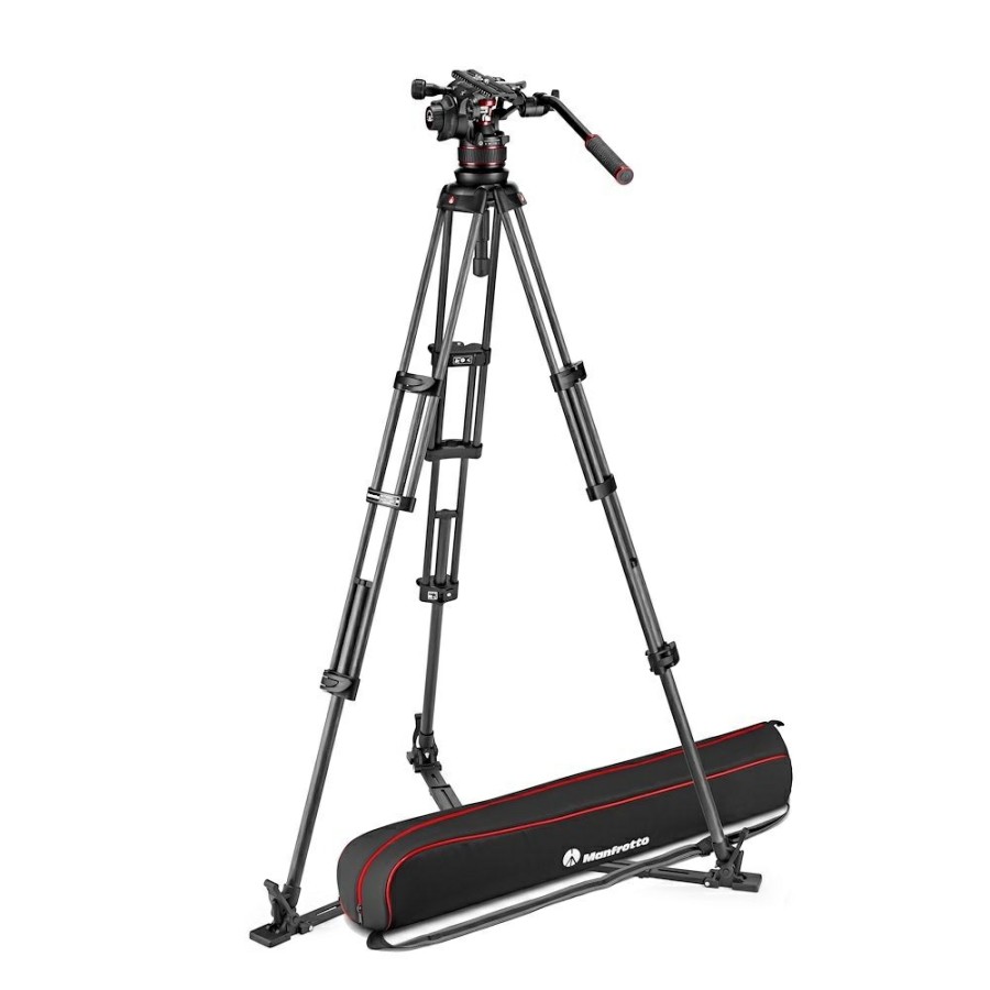 Statywy wideo Manfrotto | Zestaw Video Nitrotech 612, Twin Carbon, Dolna Rozporka