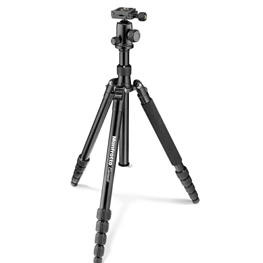 Statywy Foto Manfrotto | Element Statyw Traveller Big Alu Z Glowica Kulowa, Czarny