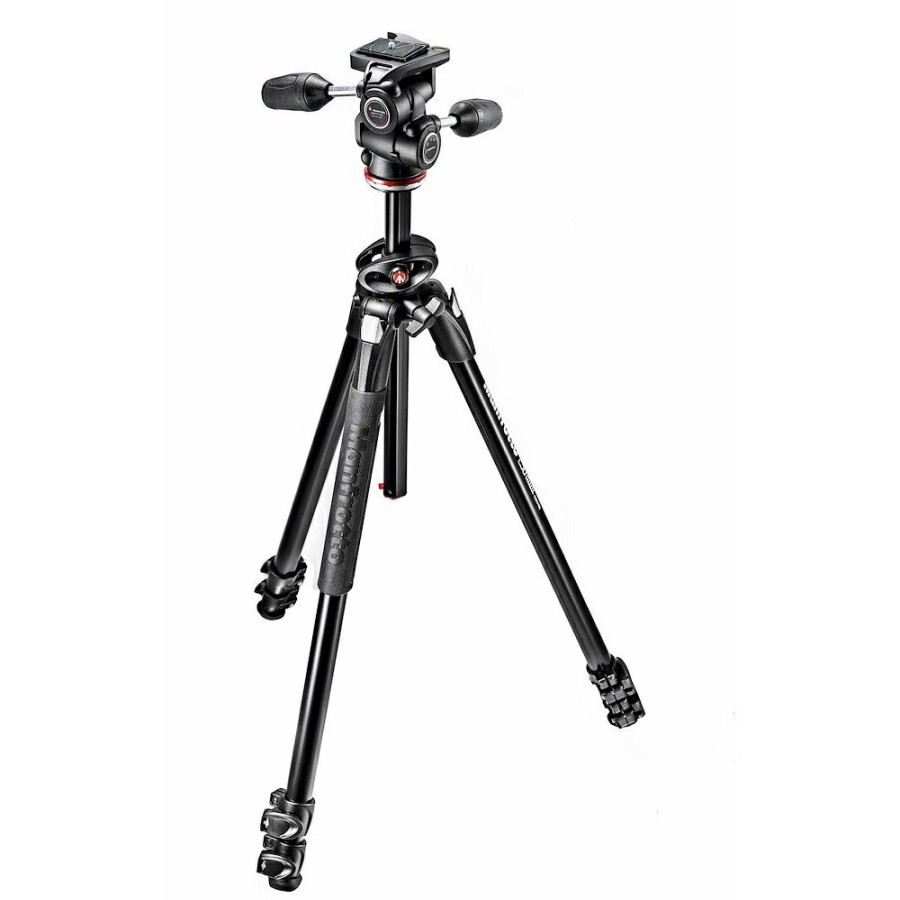 APARAT Manfrotto | 290 Dual Alu 3 Sekcje, Kolumna Q90, Zestaw Z Glowica 3W