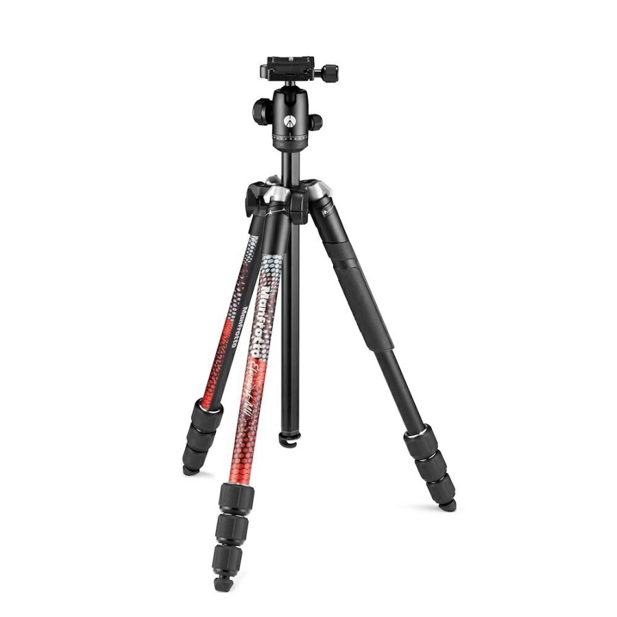 Statywy Foto Manfrotto | Element Mii Statyw Alu Czerwony