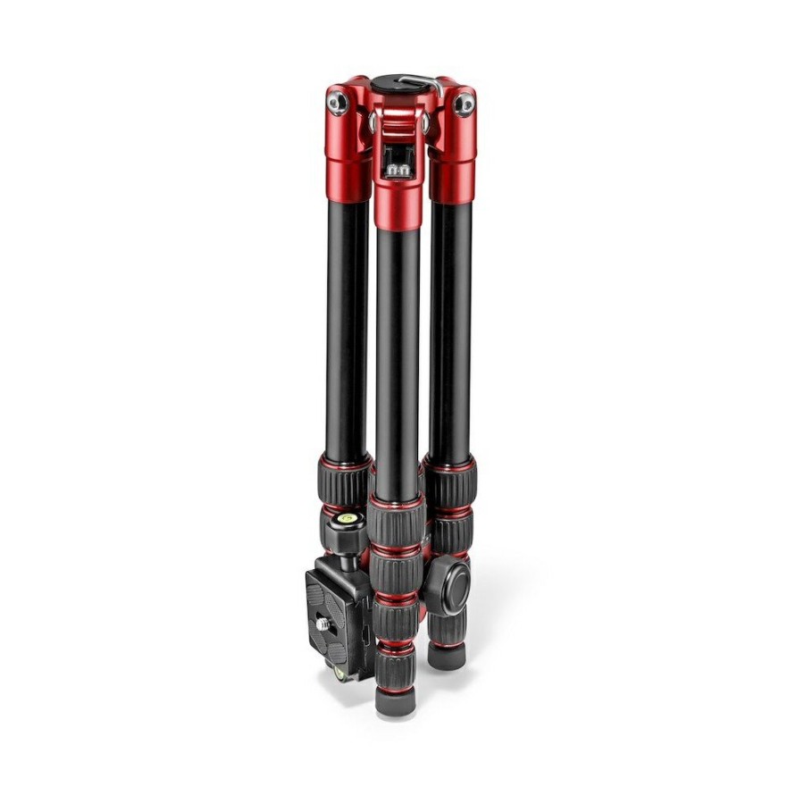 Statywy Foto Manfrotto | Element Statyw Traveller Small Alu Glowica Kulowa, Czerwony