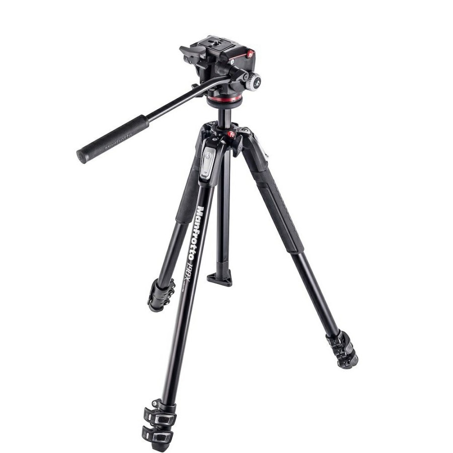 APARAT Manfrotto | 190X3 Statyw Aluminiowy, 3 Sekcje, Zestaw Z Glowica 2W