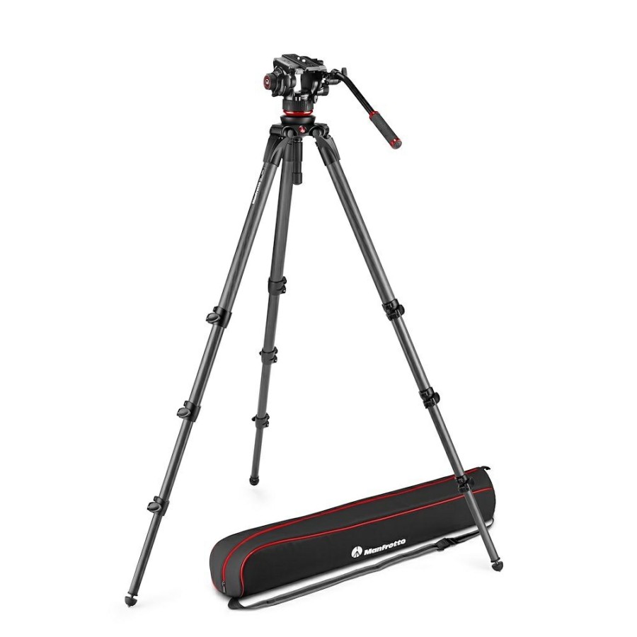 Statywy wideo Manfrotto | Zestaw Video 504X, Statyw 536 Single Carbon