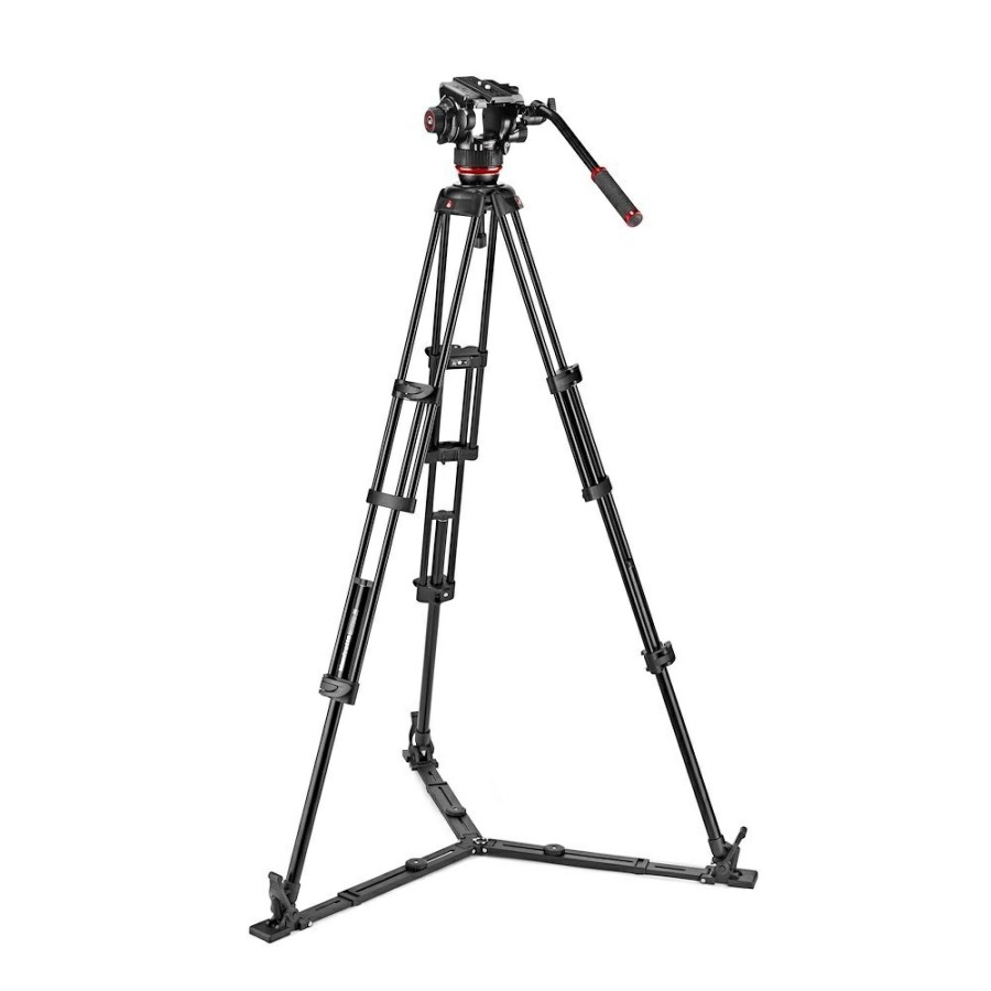 Statywy wideo Manfrotto | Zestaw Video 504X, Statyw Twin Alu Z Dolna Rozporka