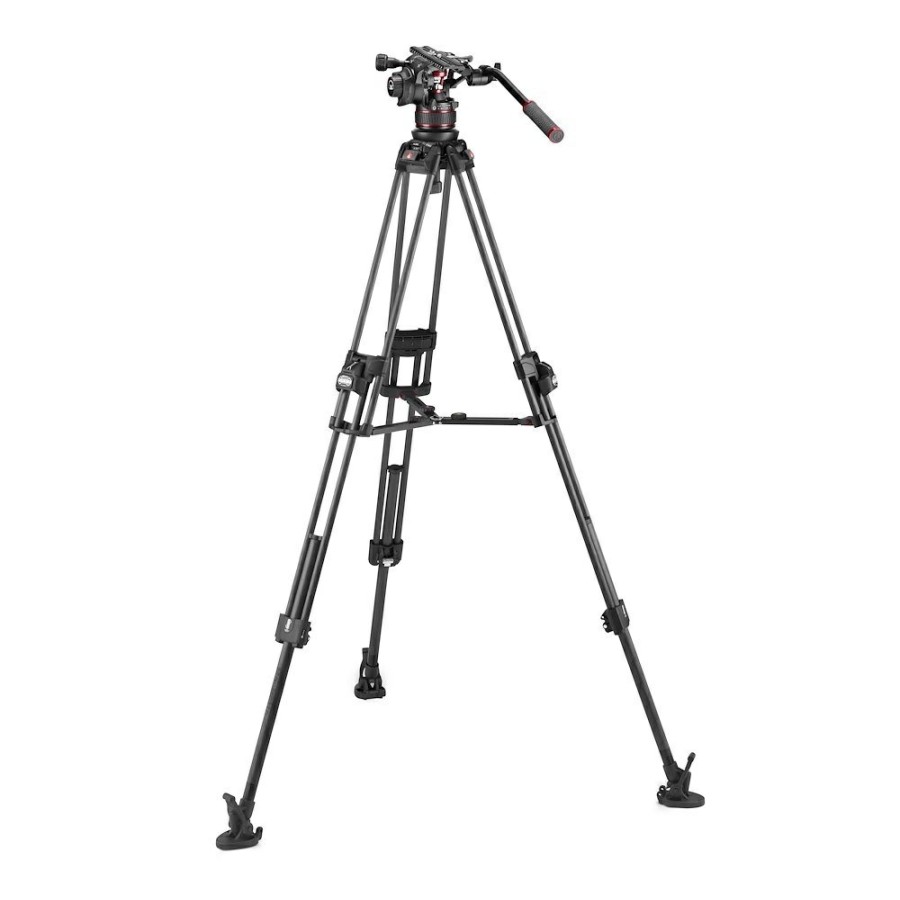 Statywy wideo Manfrotto | Zestaw Video Nitrotech 612, Statyw Twin Fast Carbon