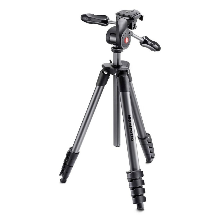 APARAT Manfrotto | Compact Advanced Statyw Z Glowica 3W, Czarny